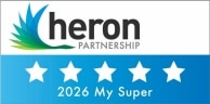 Heron MySuper star rating 2026 logo