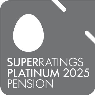 Super Ratings Platinum 2024 Pension logo