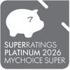 Super Ratings Platinum MyChoice Super 2026 logo