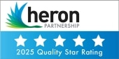 Heron Quality Rating 2025 logo