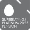 Super Rating Platinum 2025 Pension logo
