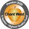 Chant West 5 Apples Highest Quality Fund Pension 2026 logo