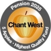 Chant West 5 Apples Highest Quality Fund Pension 2025 logo