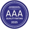 Rainmaker Information AAA Quality Rating 2025 logo