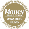 Money Magazine Award 2026 - Best Growth Super Product Logo